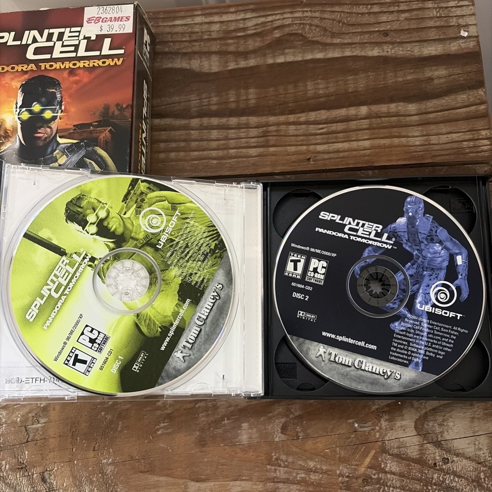 Tom Clancy's Splinter Cell: Pandora Tomorrow - PC 3 Disc Set - Picture 2 of 7